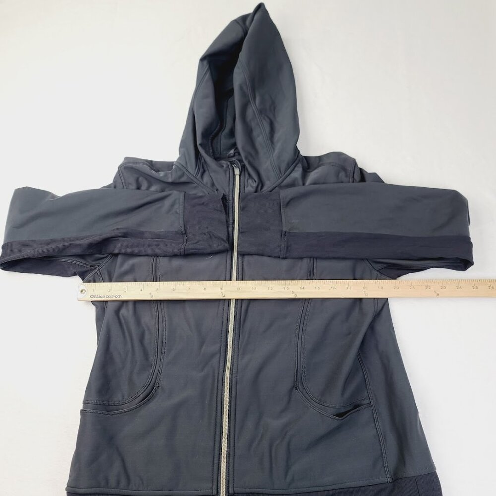 Lululemon Women's Black Scuba Long Sleeve Casual Full Zip Hoodie Size M - Picture 4 of 6